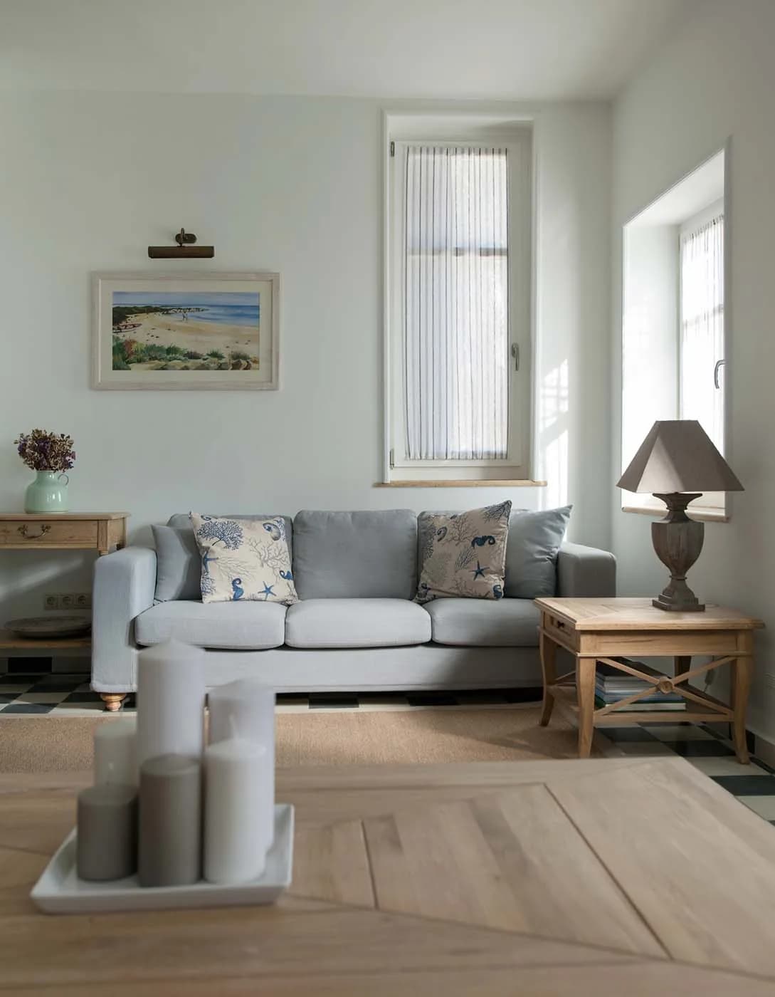 Living room — Patio access