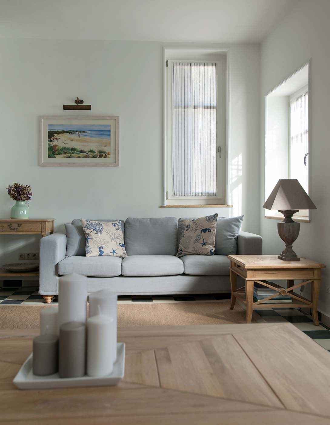 Living room — Patio access