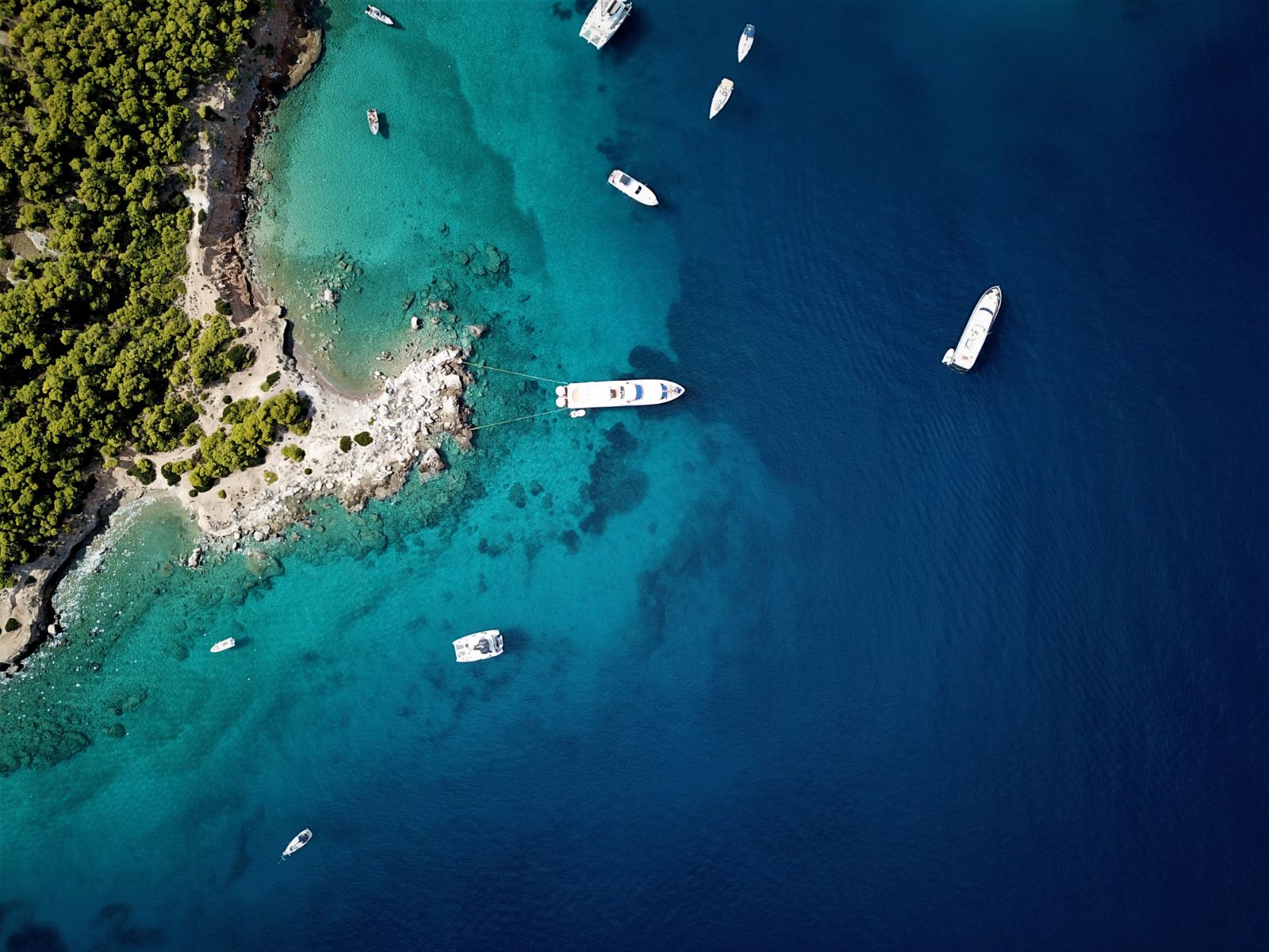 Villa Vithania pool at sunset